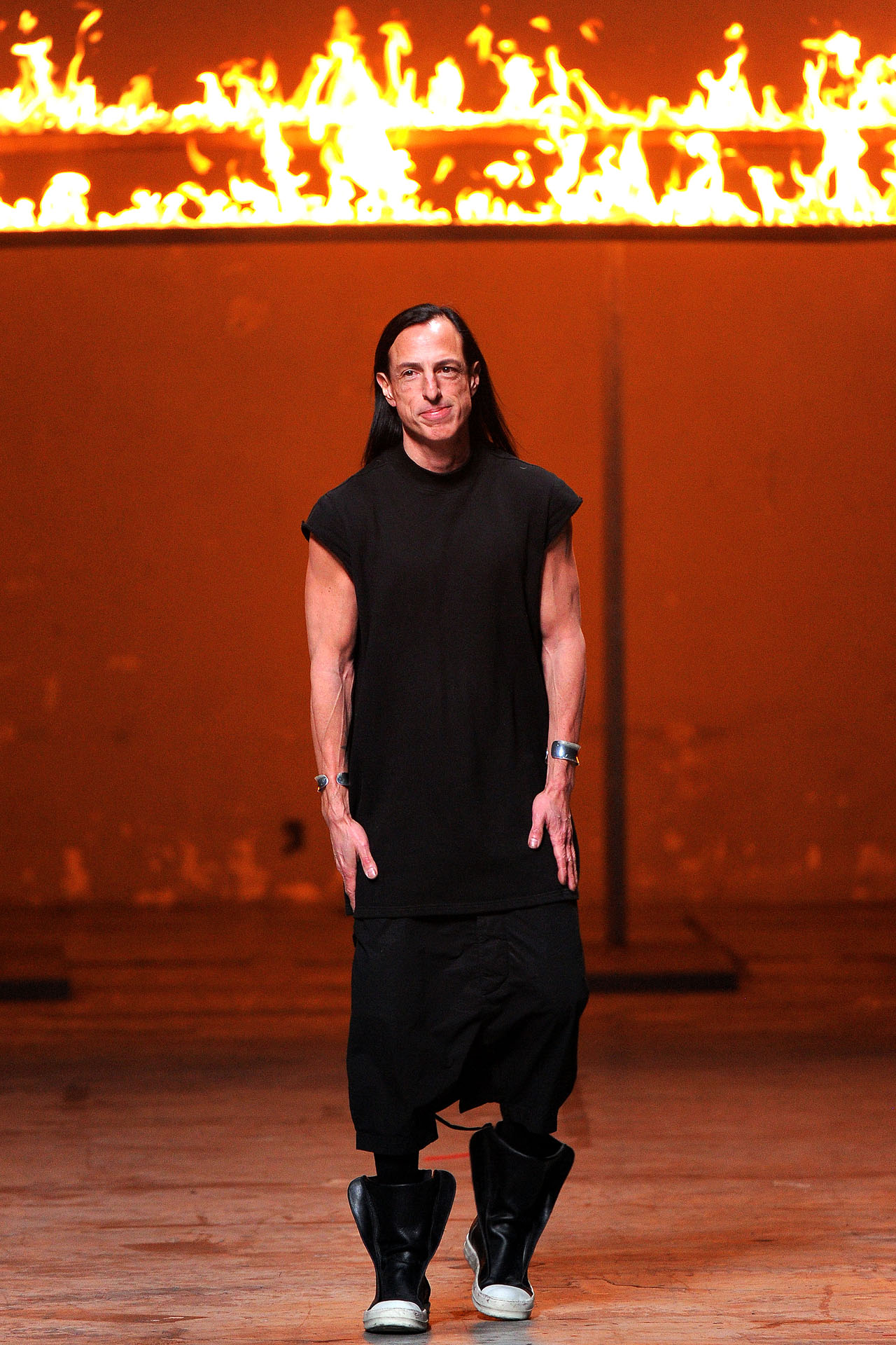 能够见到大名鼎鼎的 rick owens 让人感到异常